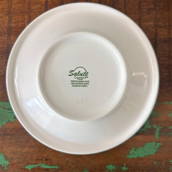 Salute' Ceramics Cup & Saucer | Coastal Beach Design | Ocean and Shell Motif - Picture 10 of 10